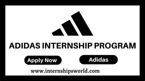 adidas internship program.